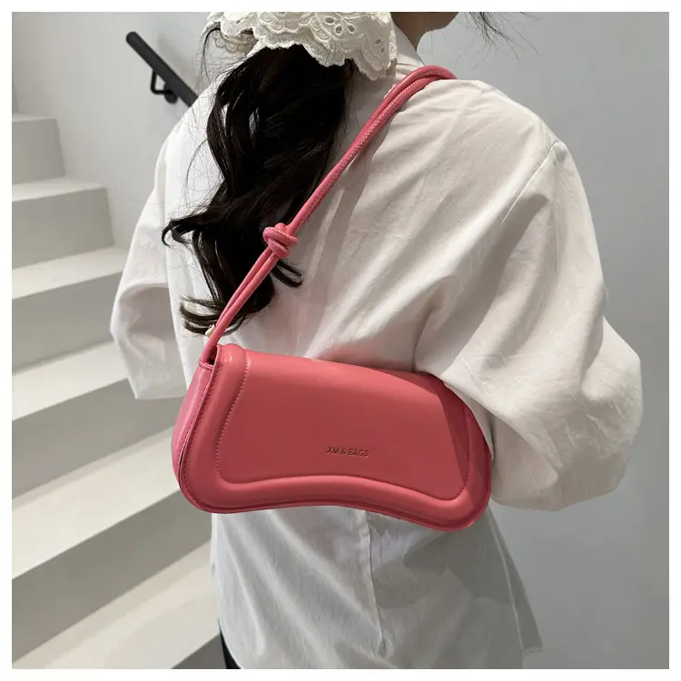 Women's 2025 Casual Shoulder Bag Set in Pink Brown Black White — feature 18