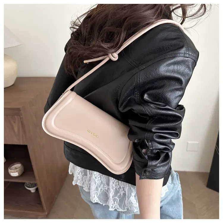 Women's 2025 Casual Shoulder Bag Set in Pink Brown Black White — feature 9