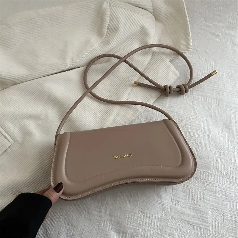 Women's 2025 Casual Shoulder Bag Set in Pink Brown Black White - Image 4