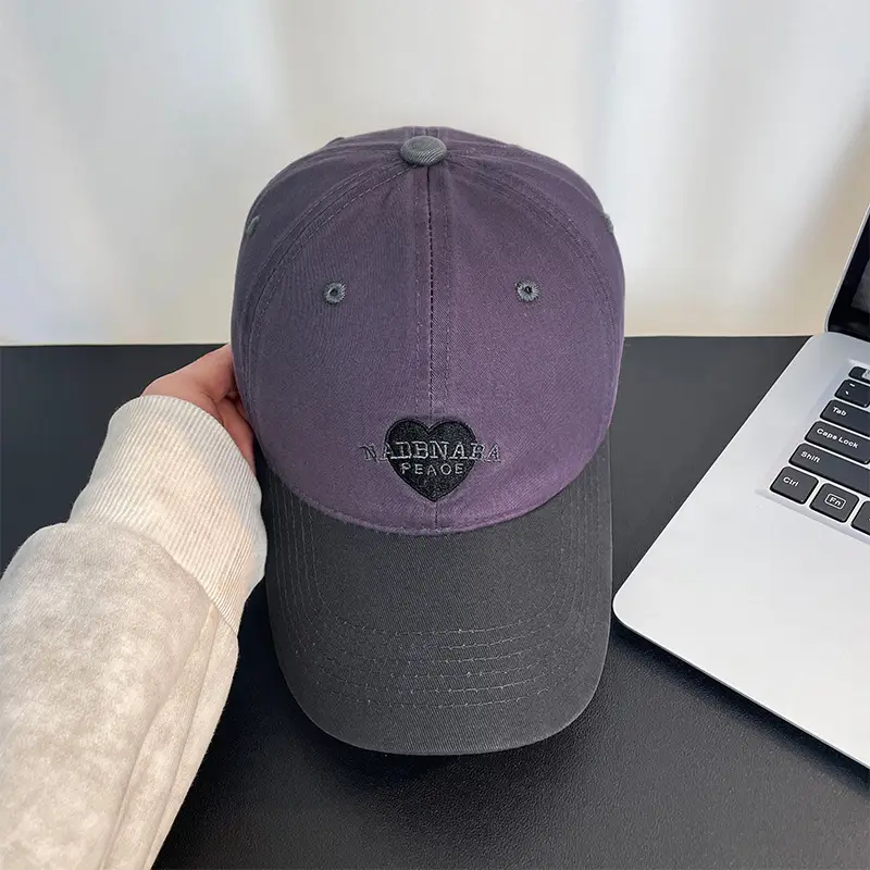 Women Retro Heart Cap 54x60cm Soft Baseball — feature 3
