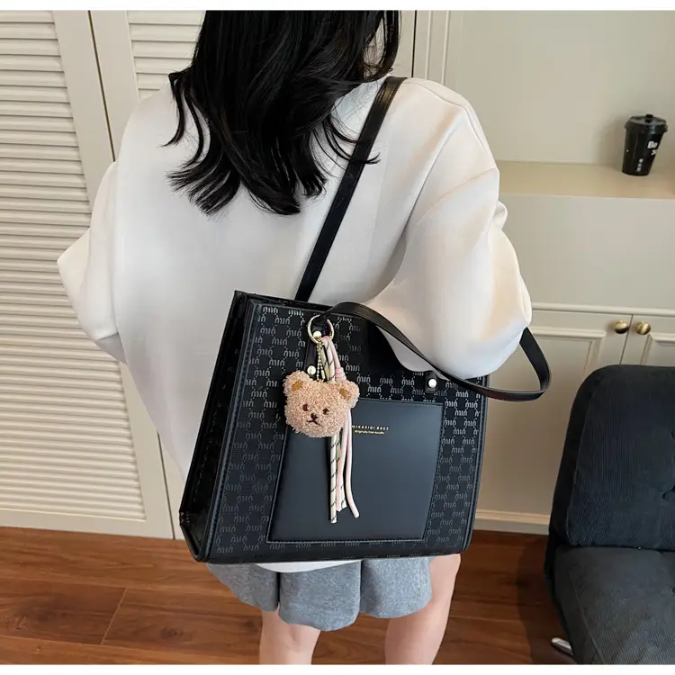 2025 New Summer Elegant Brown Tote Bag Large Capacity — feature 18