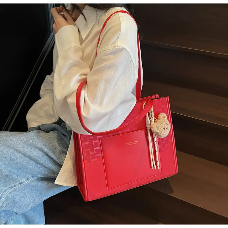 2025 New Summer Elegant Brown Tote Bag Large Capacity — feature 21