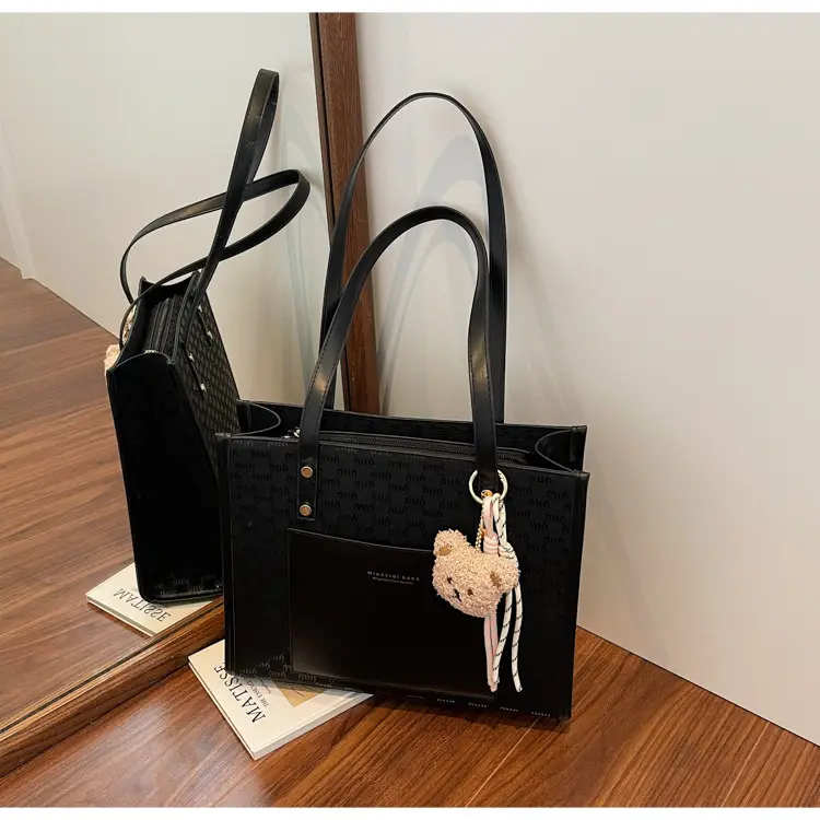 2025 New Summer Elegant Brown Tote Bag Large Capacity — feature 24