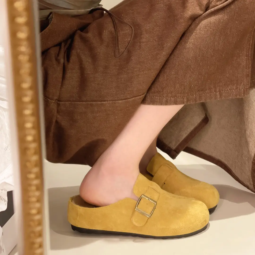 Birkenstock Shoes Wholesale Autumn Fashion Trendy Outdoor Closed-Toe Slip-On Soft Sole Comfortable Breathable Women's Shoes