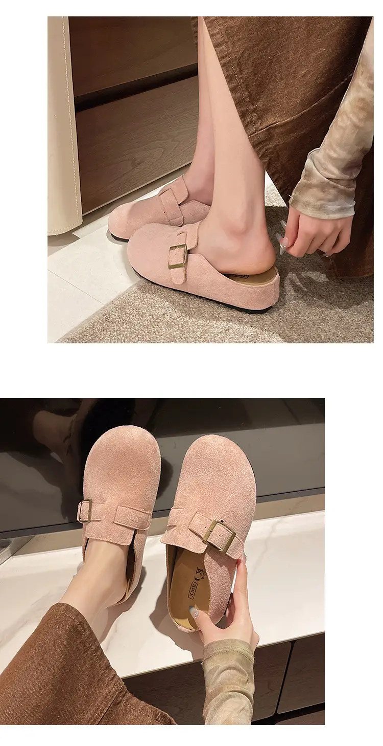 Birkenstock Shoes Wholesale Autumn Fashion Trendy Outdoor Closed-Toe Slip-On Soft Sole Comfortable Breathable Women's Shoes — feature 10