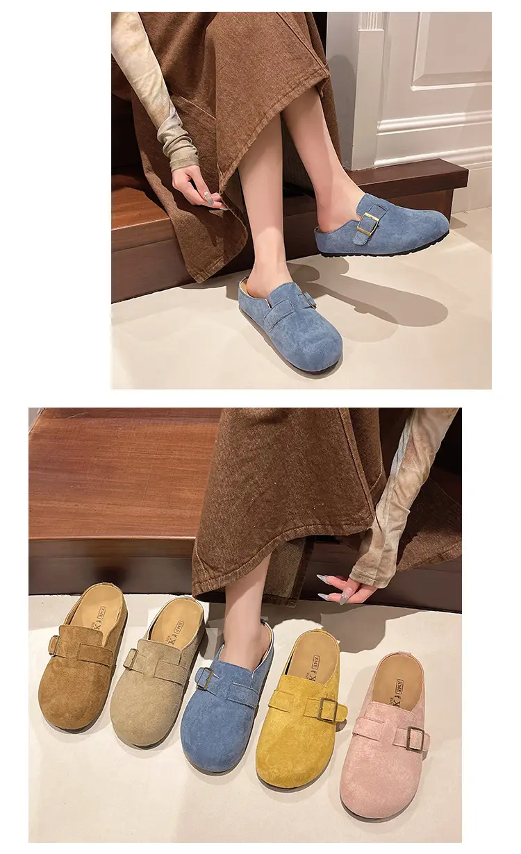 Birkenstock Shoes Wholesale Autumn Fashion Trendy Outdoor Closed-Toe Slip-On Soft Sole Comfortable Breathable Women's Shoes — feature 12