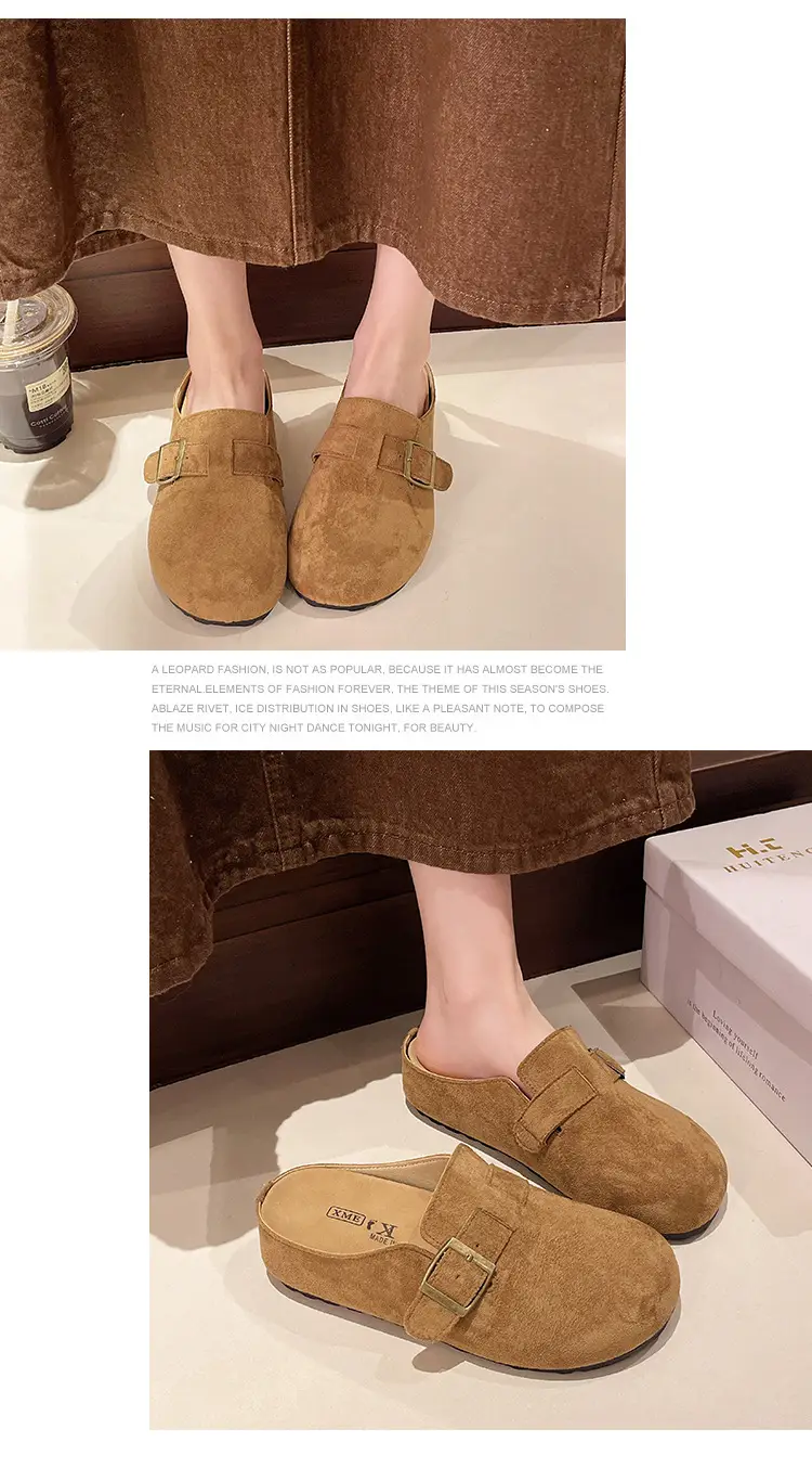 Birkenstock Shoes Wholesale Autumn Fashion Trendy Outdoor Closed-Toe Slip-On Soft Sole Comfortable Breathable Women's Shoes — feature 14