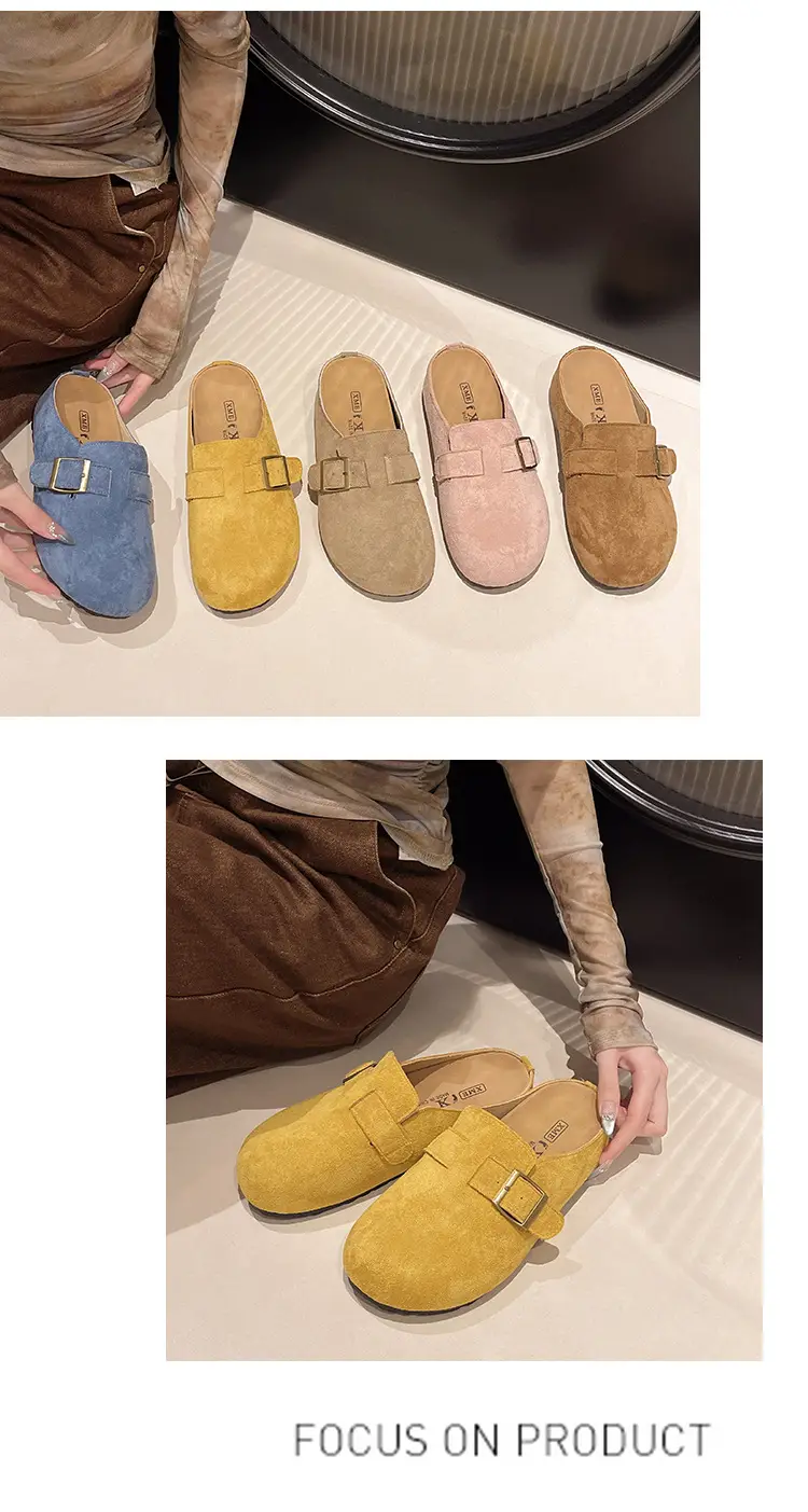Birkenstock Shoes Wholesale Autumn Fashion Trendy Outdoor Closed-Toe Slip-On Soft Sole Comfortable Breathable Women's Shoes — feature 15