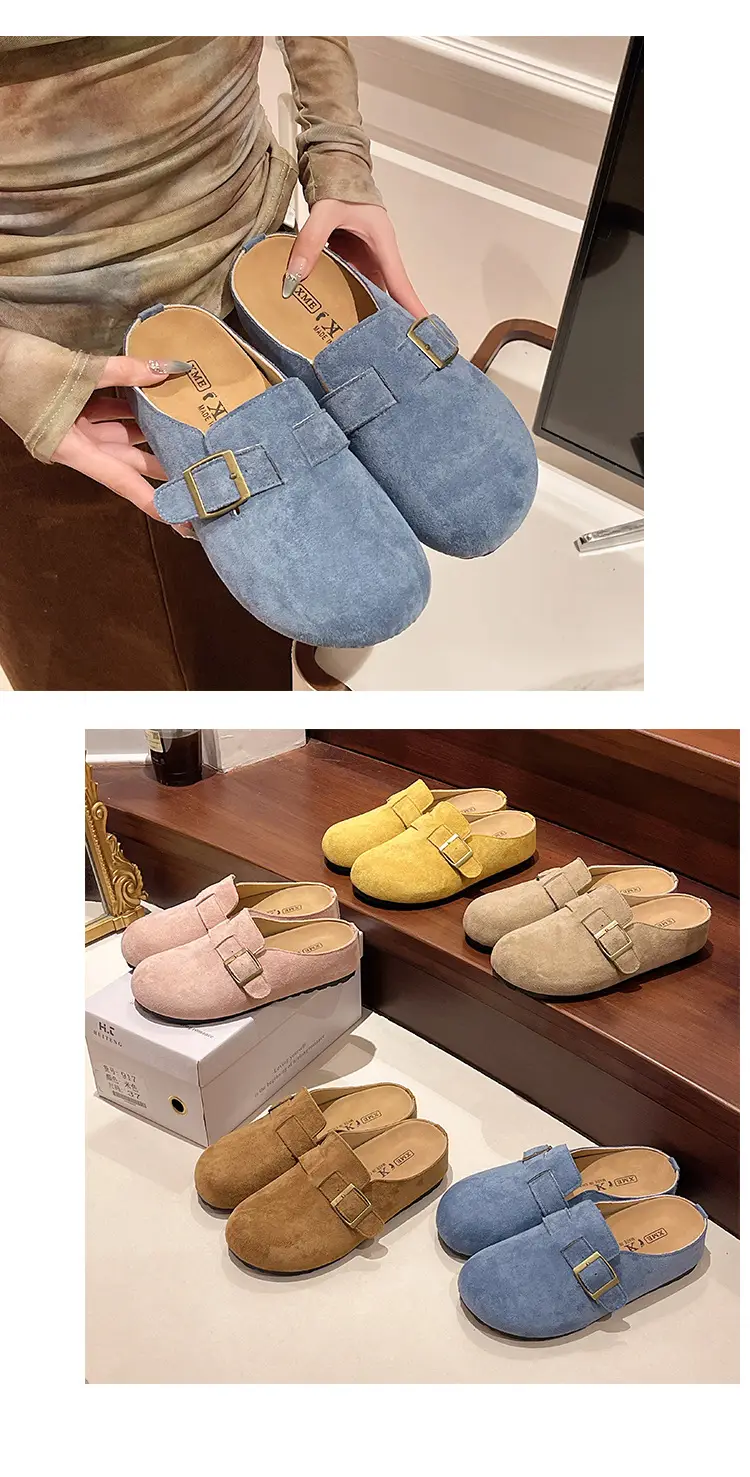 Birkenstock Shoes Wholesale Autumn Fashion Trendy Outdoor Closed-Toe Slip-On Soft Sole Comfortable Breathable Women's Shoes — feature 16