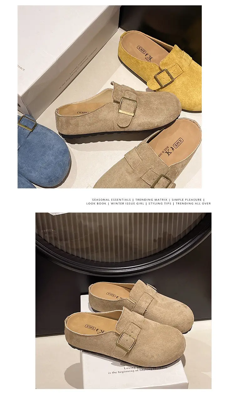 Birkenstock Shoes Wholesale Autumn Fashion Trendy Outdoor Closed-Toe Slip-On Soft Sole Comfortable Breathable Women's Shoes — feature 20