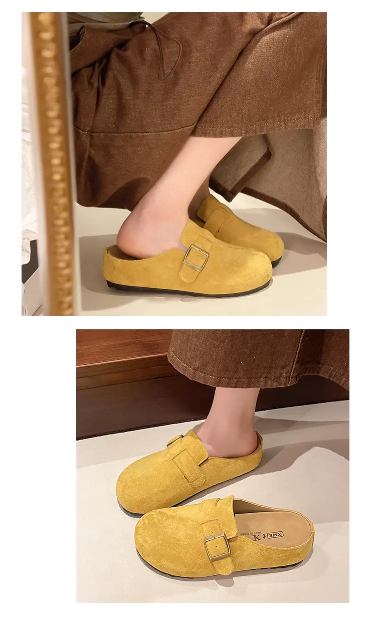 Birkenstock Shoes Wholesale Autumn Fashion Trendy Outdoor Closed-Toe Slip-On Soft Sole Comfortable Breathable Women's Shoes — feature 6