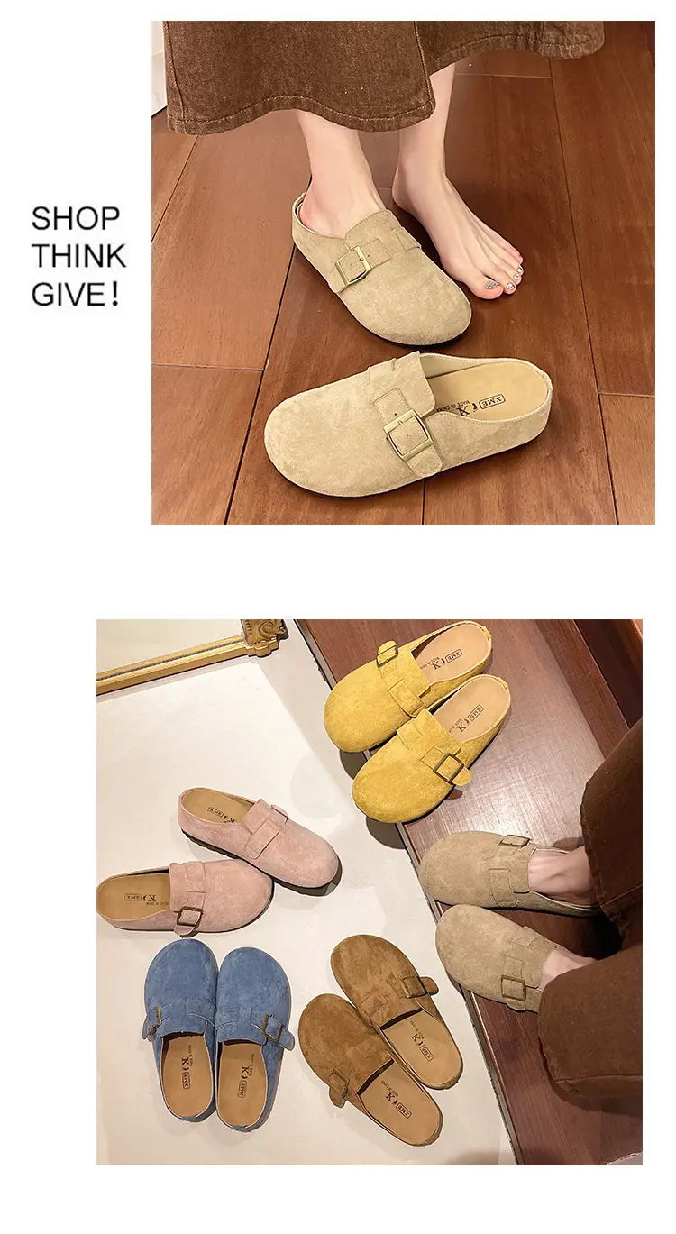 Birkenstock Shoes Wholesale Autumn Fashion Trendy Outdoor Closed-Toe Slip-On Soft Sole Comfortable Breathable Women's Shoes — feature 7