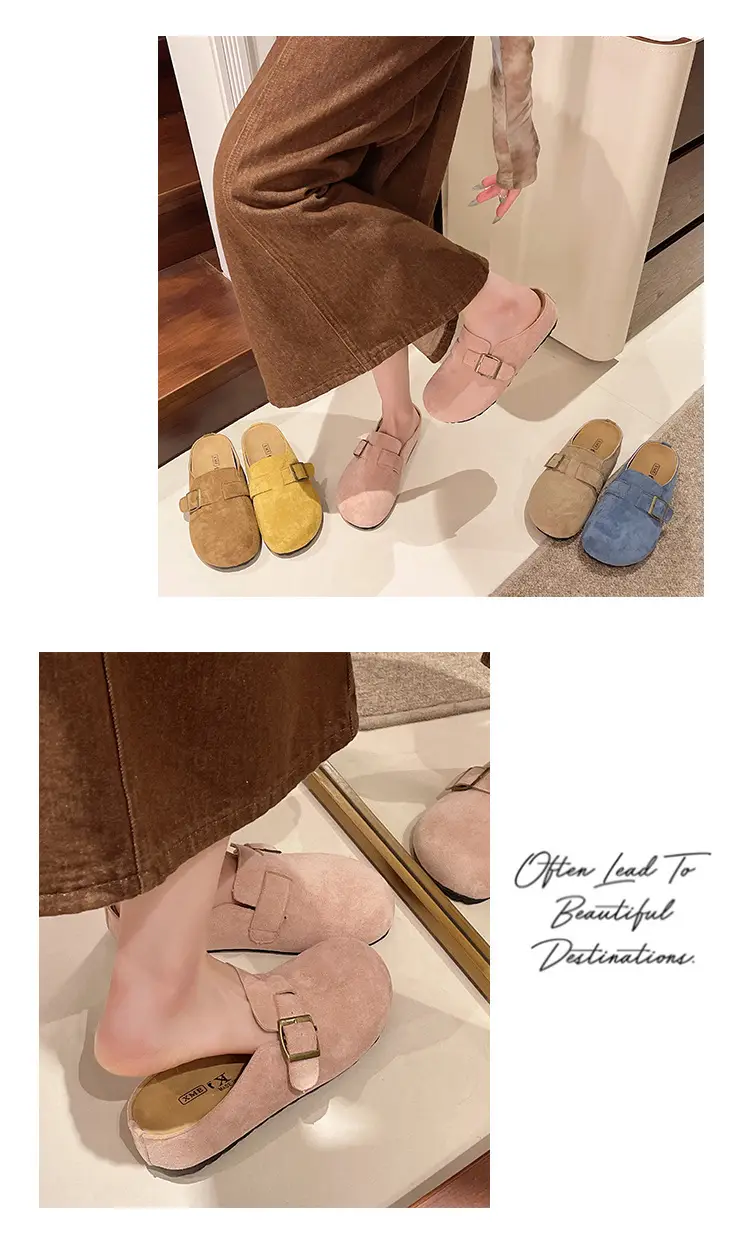 Birkenstock Shoes Wholesale Autumn Fashion Trendy Outdoor Closed-Toe Slip-On Soft Sole Comfortable Breathable Women's Shoes — feature 9