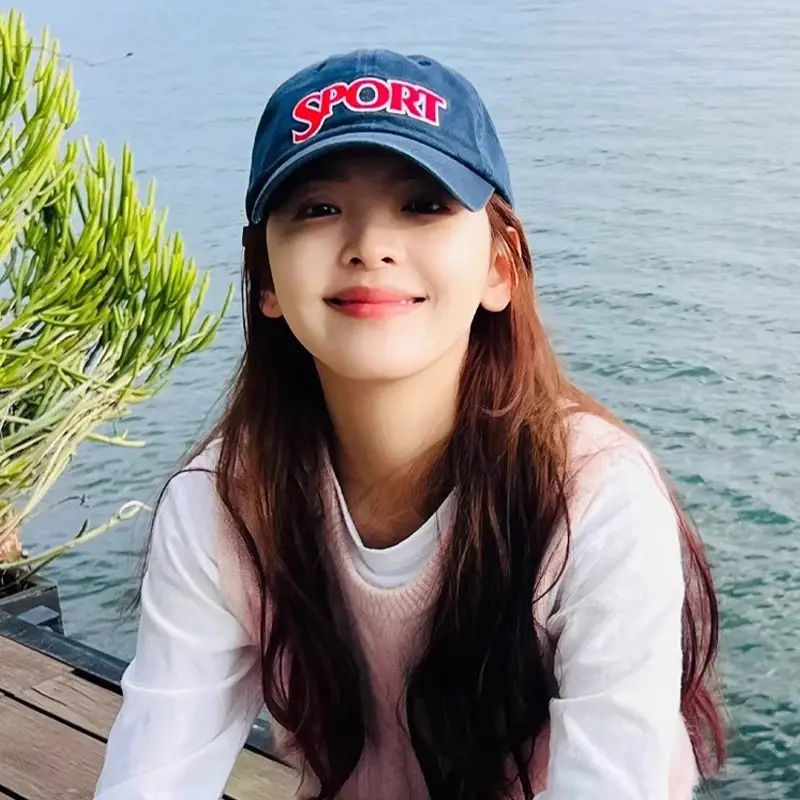 Navy Blue Sport Cap for Women Large Head Circumference - Image 4