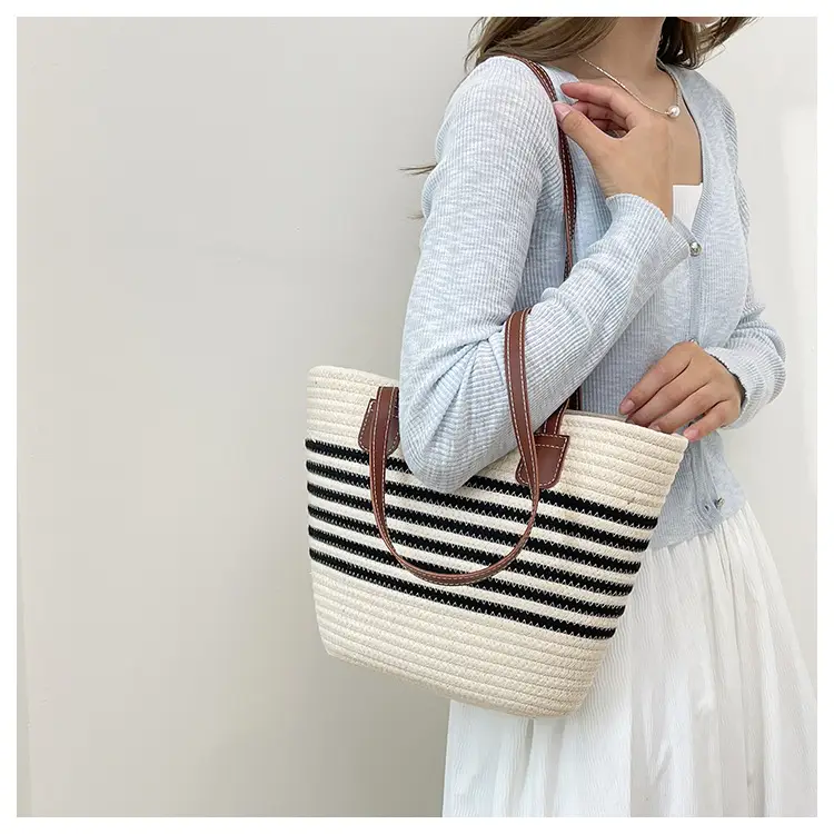 Women's Straw Shoulder Bag Large Capacity Summer 2025 — feature 11