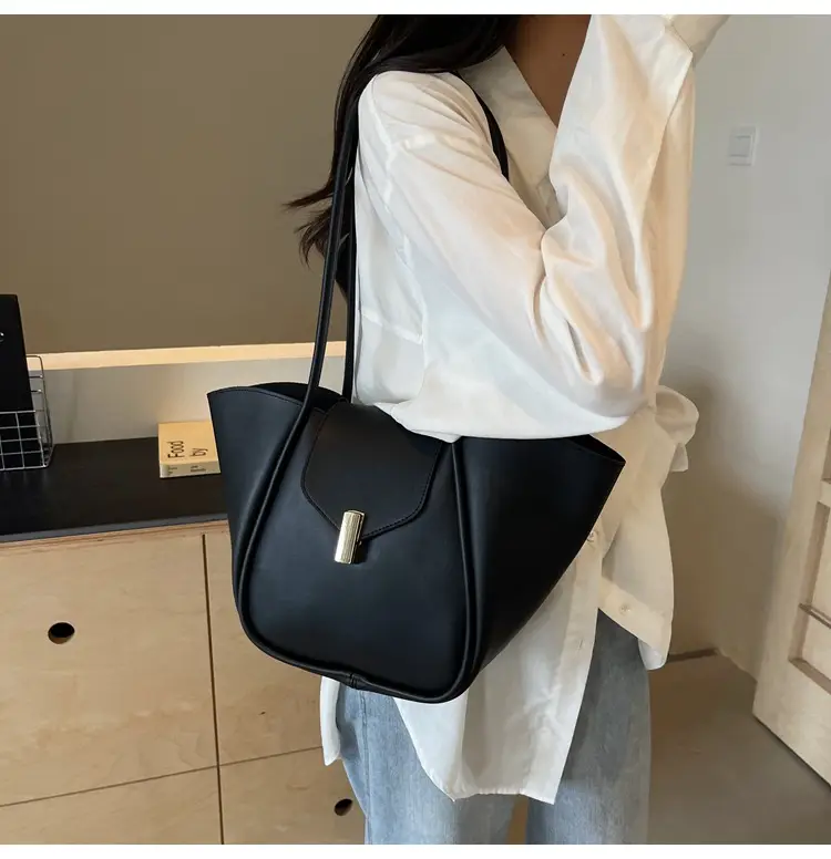 Brown Crossbody Shoulder Bag for Women with Gold Clasp — feature 29