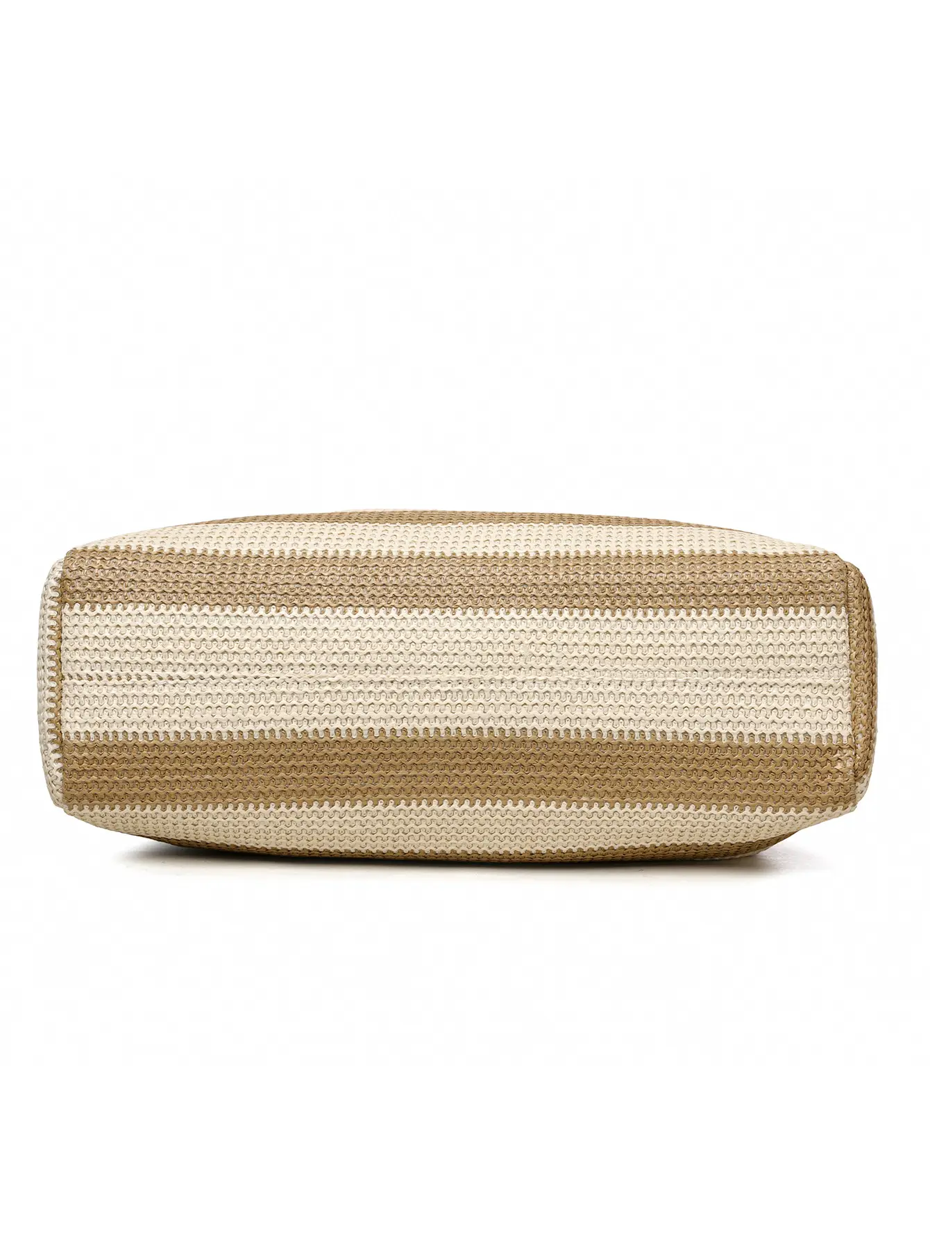 Women Cross Border Straw Tote Bag Red White Striped — feature 21