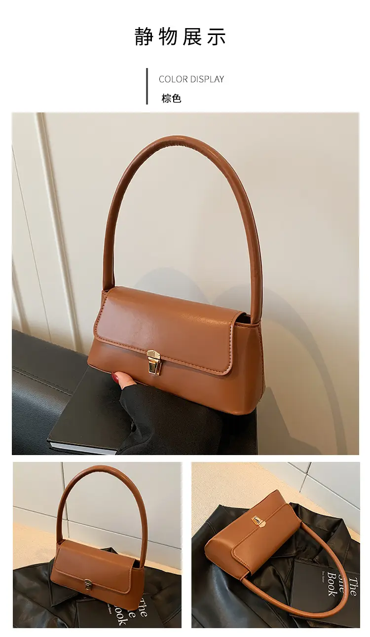 Women's Satchel Shoulder Bag Tan Leather 2025 — feature 12