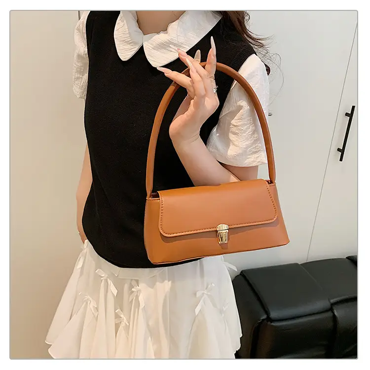 Women's Satchel Shoulder Bag Tan Leather 2025 — feature 16