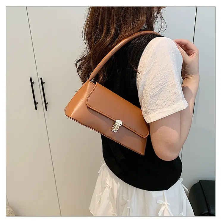Women's Satchel Shoulder Bag Tan Leather 2025 — feature 17