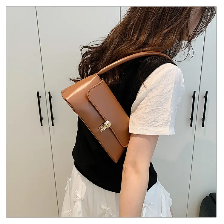 Women's Satchel Shoulder Bag Tan Leather 2025 — feature 18