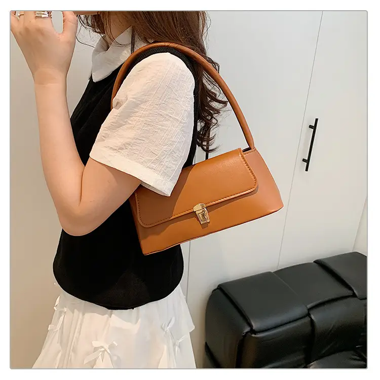 Women's Satchel Shoulder Bag Tan Leather 2025 — feature 19