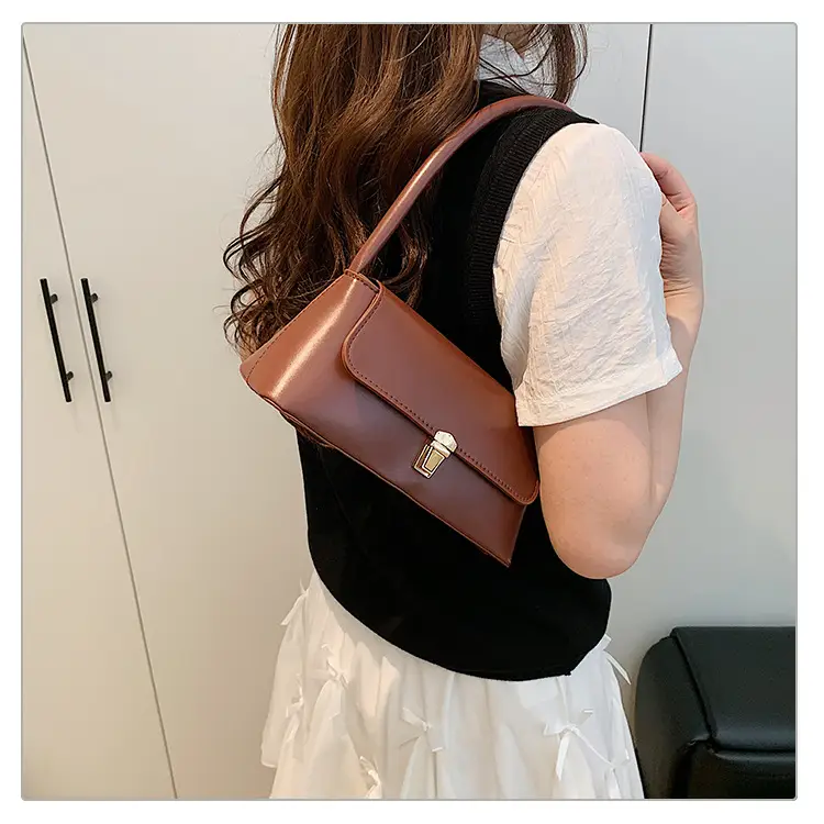 Women's Satchel Shoulder Bag Tan Leather 2025 — feature 21