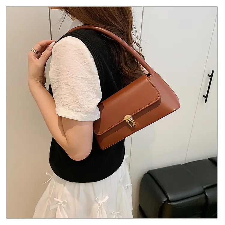 Women's Satchel Shoulder Bag Tan Leather 2025 — feature 24