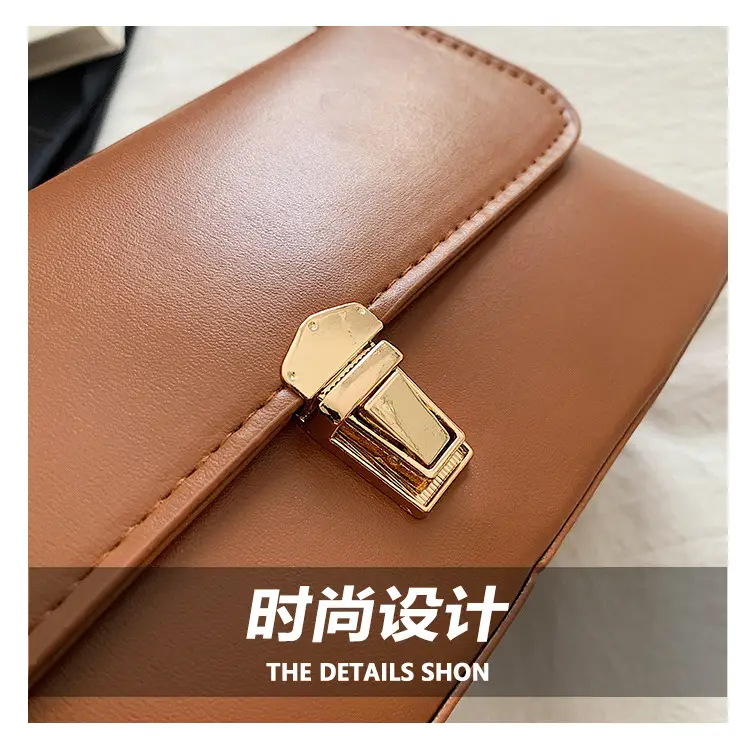 Women's Satchel Shoulder Bag Tan Leather 2025 — feature 5