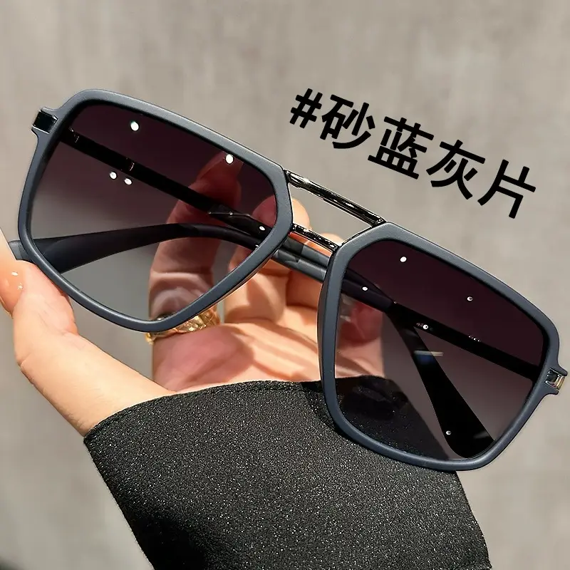 Aviator Sunglasses for Men Big Face High End Polarized
