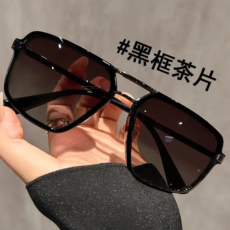 Aviator Sunglasses for Men Big Face High End Polarized - Image 2