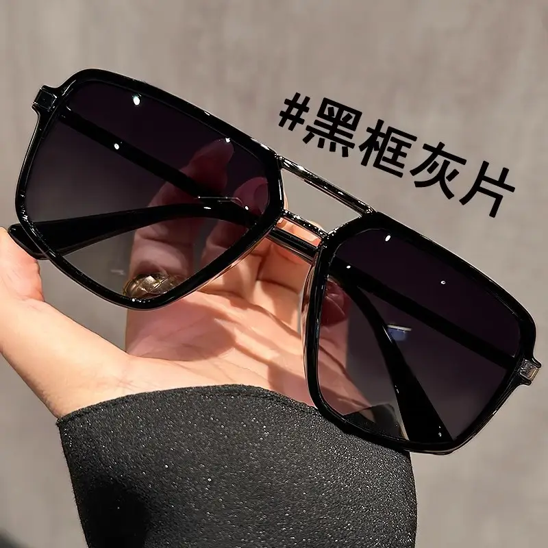Aviator Sunglasses for Men Big Face High End Polarized - Image 3