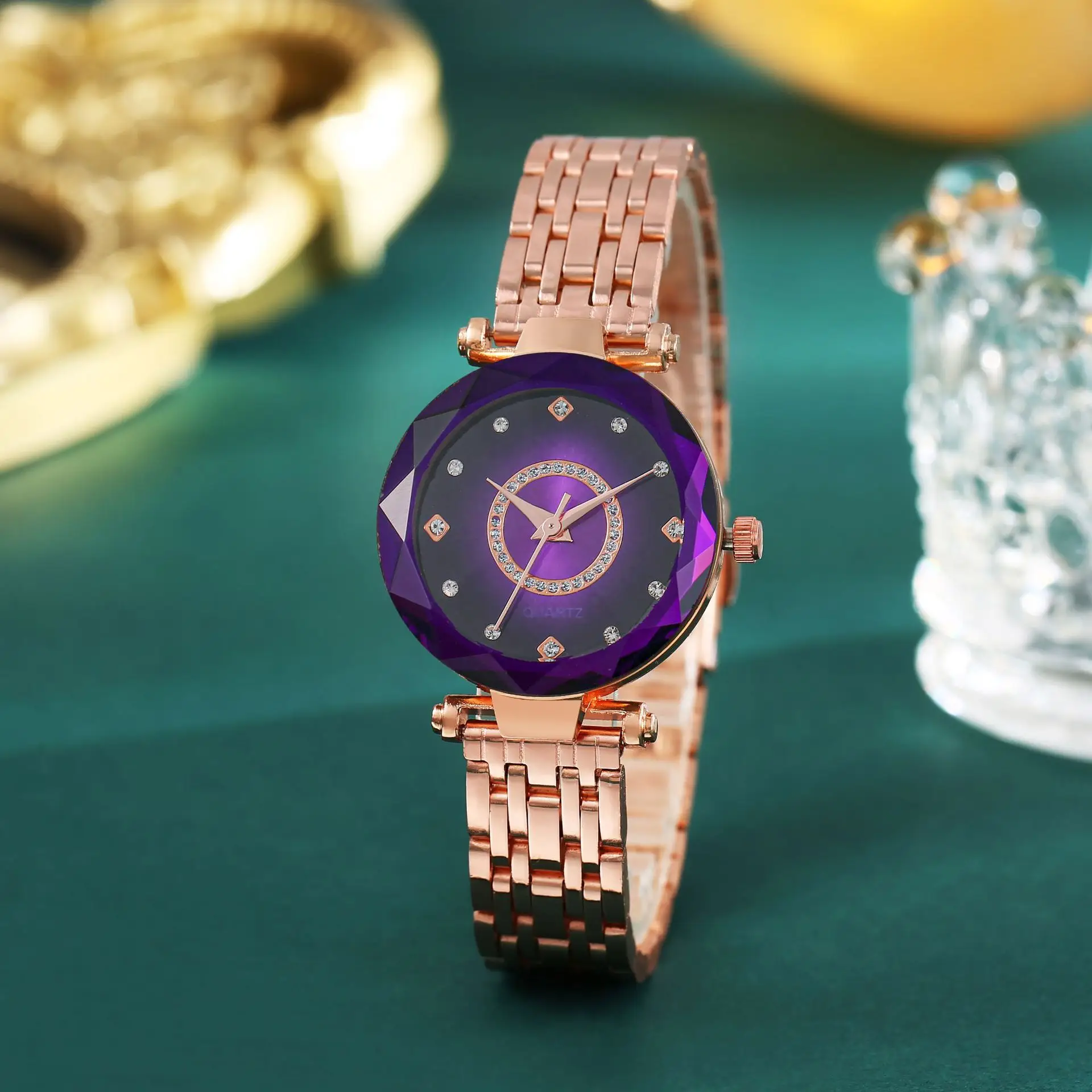 Heart of the Ocean Women's Rose Gold Quartz Watch — feature 13
