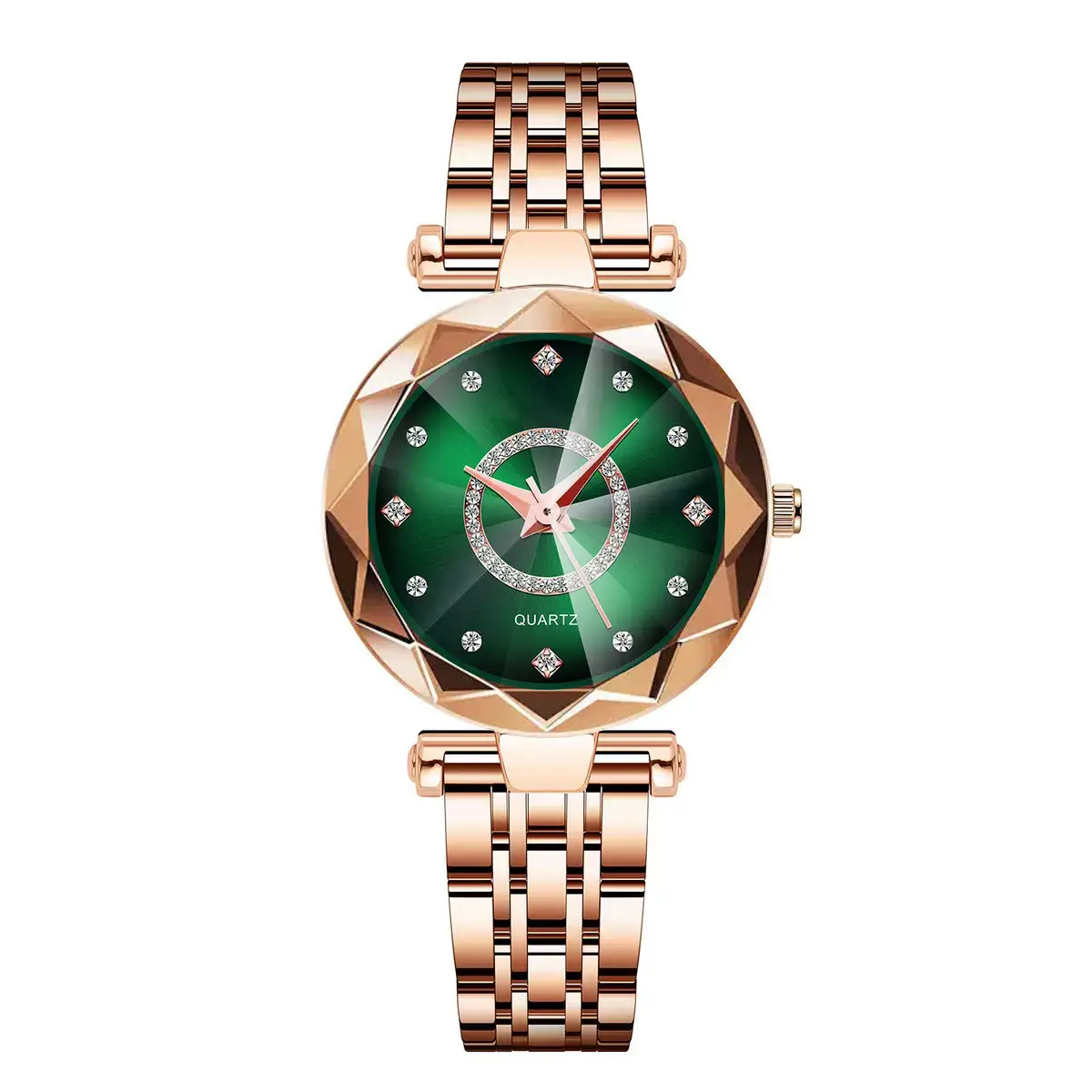 Heart of the Ocean Women's Rose Gold Quartz Watch - Image 4