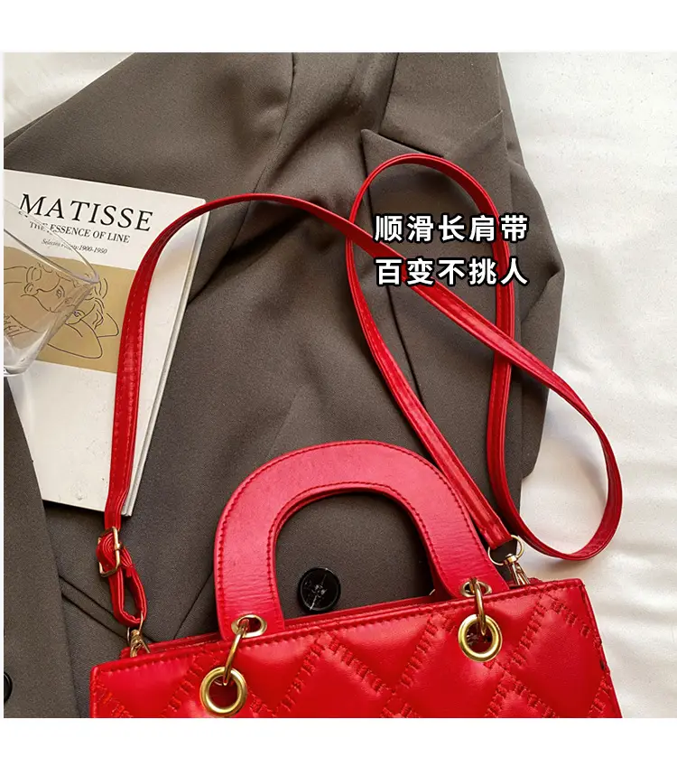 Orange Quilted Crossbody Bag for Women 2025 — feature 2