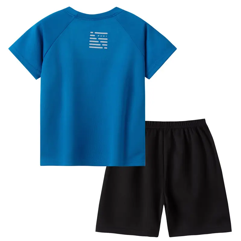 Boys Summer Sports Suit Quick-Drying Shorts T-Shirt Set - Image 8