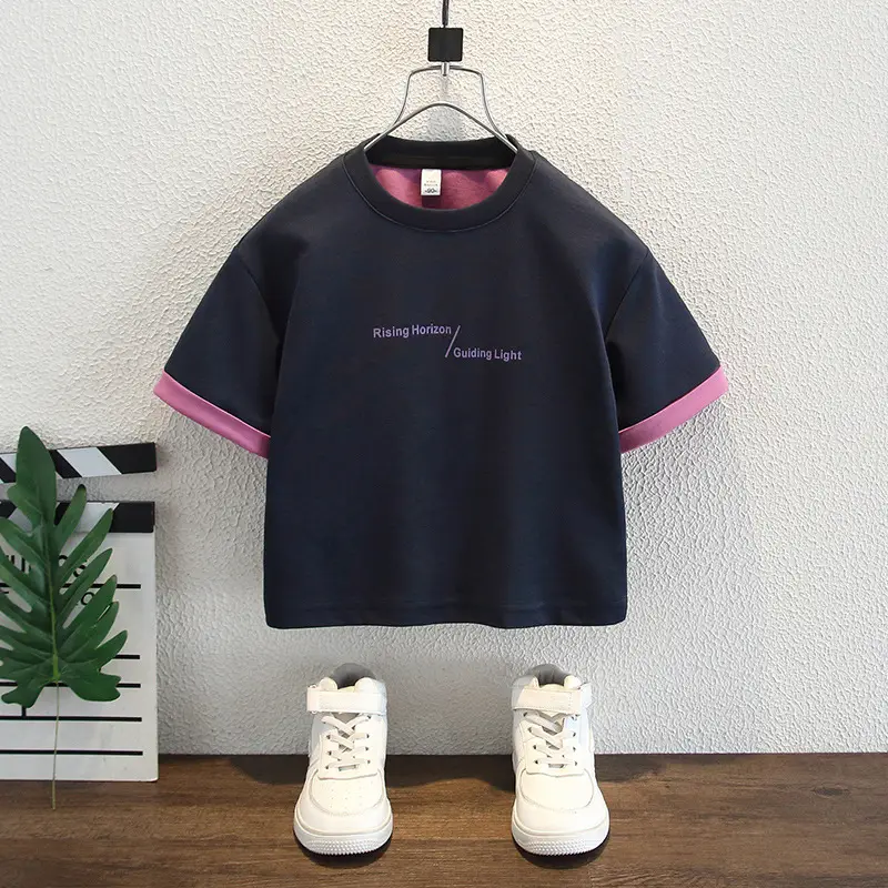 Boys T-Shirt Short Sleeve Summer 2025 Medium Large
