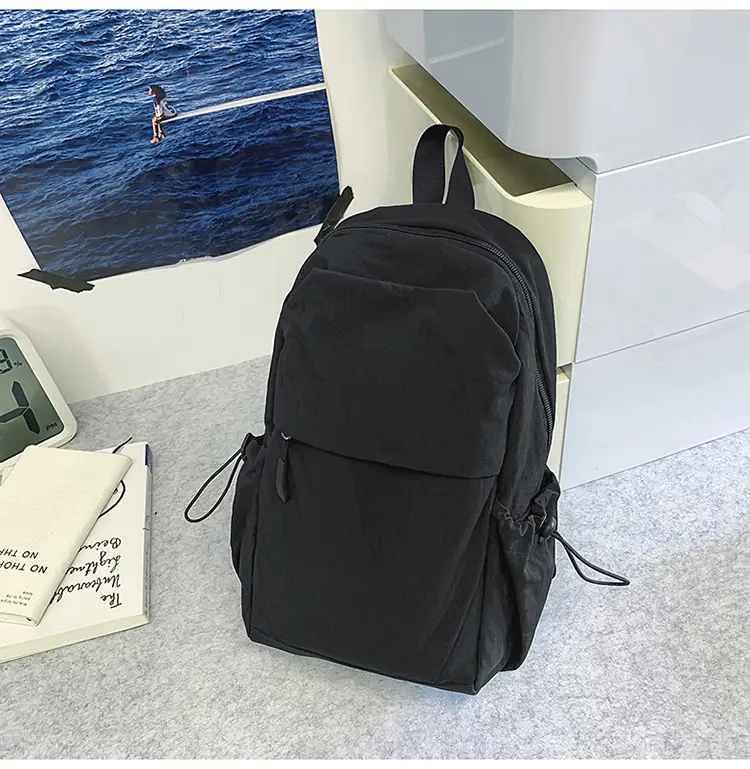 Men's New Nylon Crossbody Travel Bag Grey — feature 27