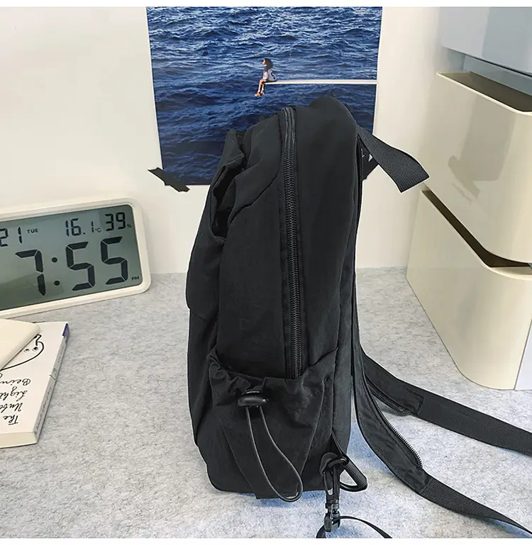 Men's New Nylon Crossbody Travel Bag Grey — feature 28