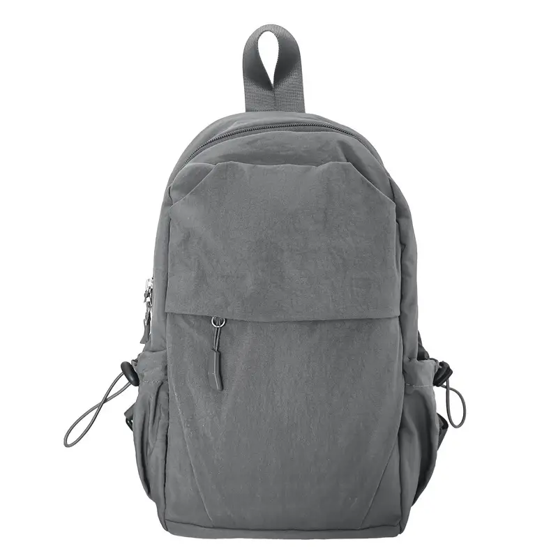 Men's New Nylon Crossbody Travel Bag Grey — feature 40