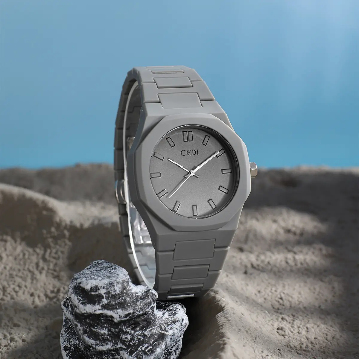 Goldie Candy Colored Unisex Watch with Matte Strap - Image 9