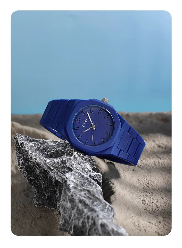 Goldie Candy Colored Unisex Watch with Matte Strap — feature 11
