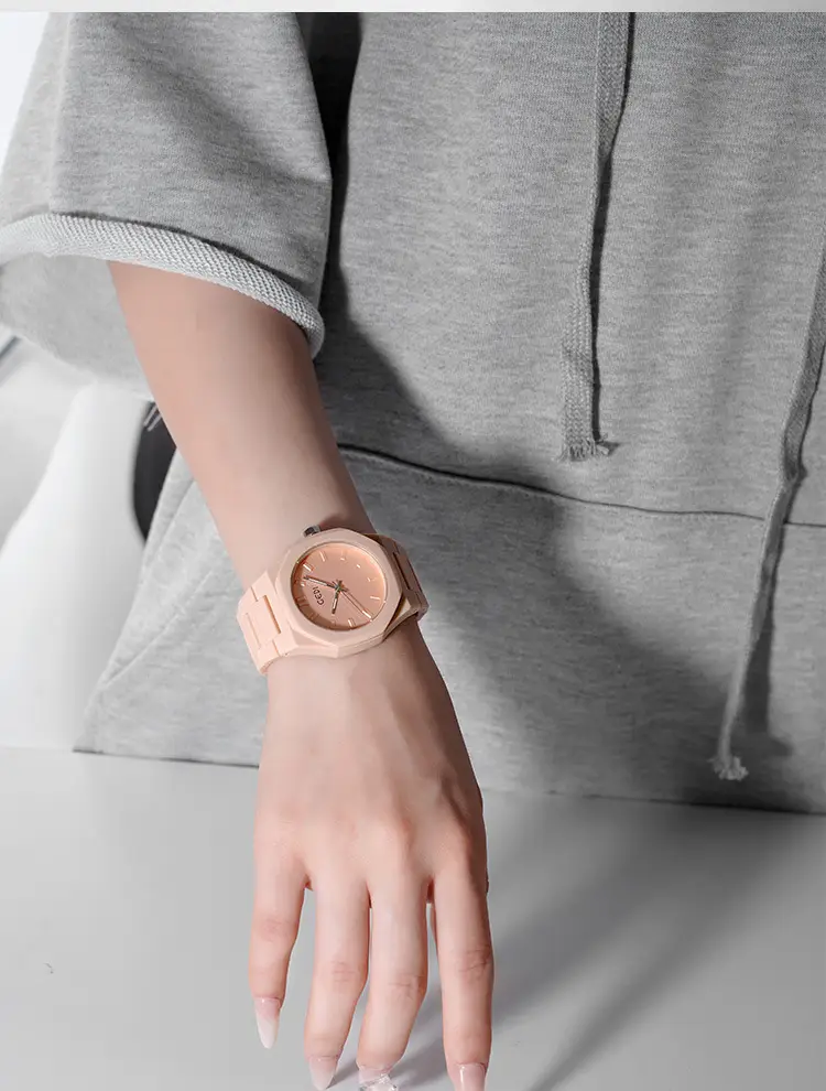 Goldie Candy Colored Unisex Watch with Matte Strap — feature 5