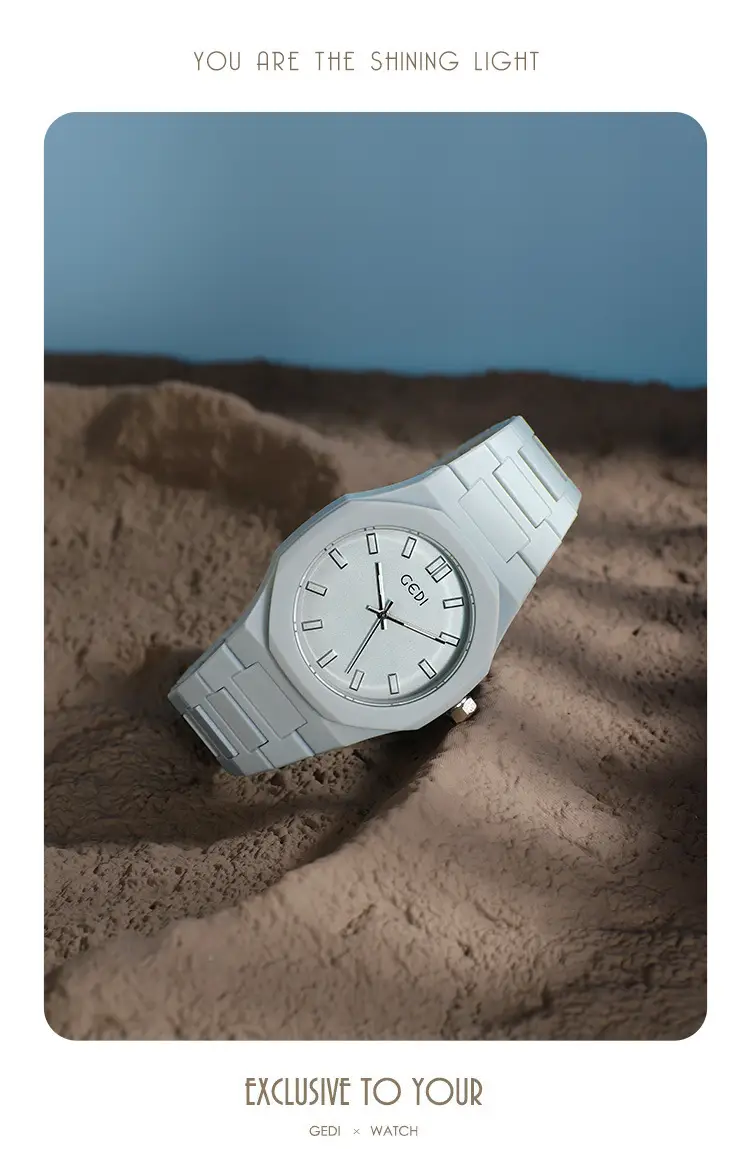 Goldie Candy Colored Unisex Watch with Matte Strap — feature 9