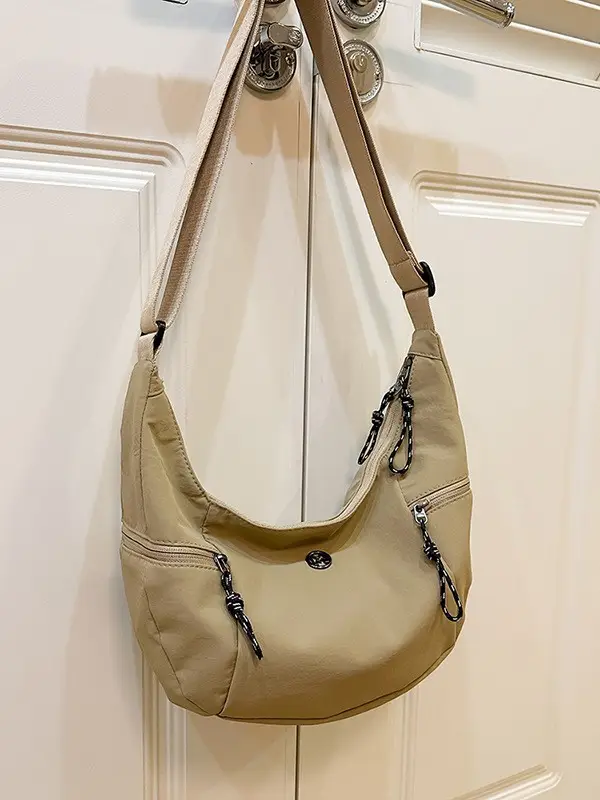 Women's Yellow Nylon Crossbody Bag Large Capacity 2025 - Image 8