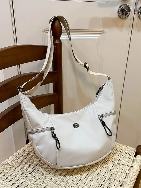Women's Yellow Nylon Crossbody Bag Large Capacity 2025 - Image 9