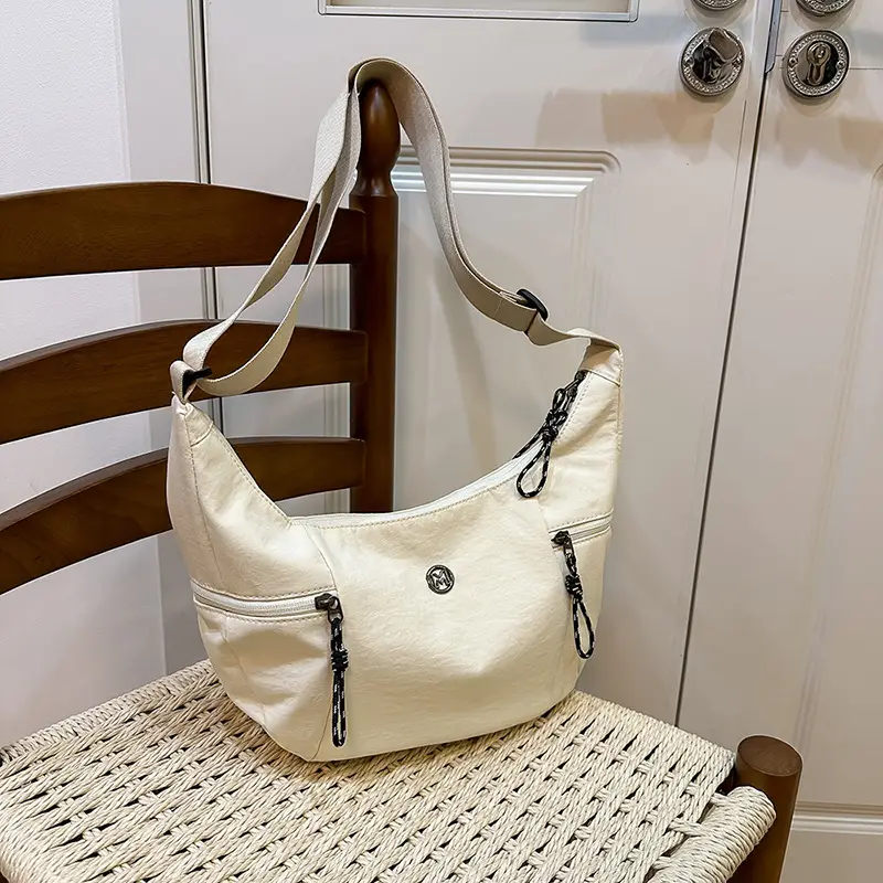 Women's Yellow Nylon Crossbody Bag Large Capacity 2025 - Image 2
