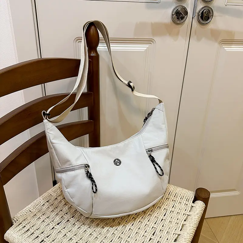 Women's Yellow Nylon Crossbody Bag Large Capacity 2025 - Image 3