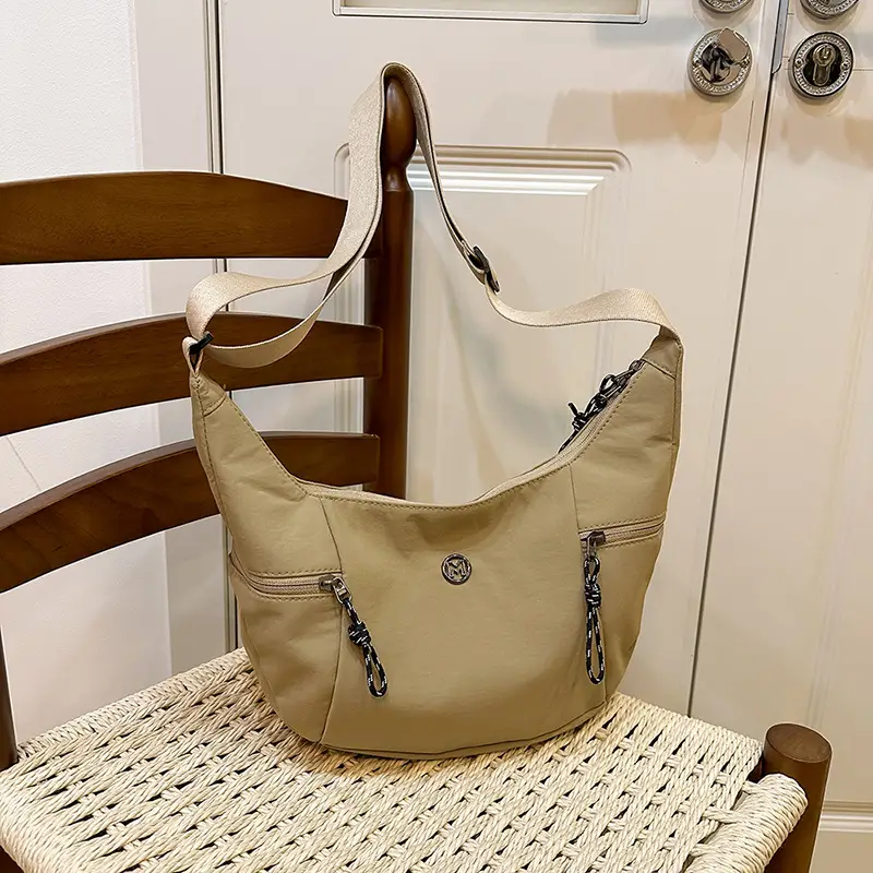 Women's Yellow Nylon Crossbody Bag Large Capacity 2025 - Image 5