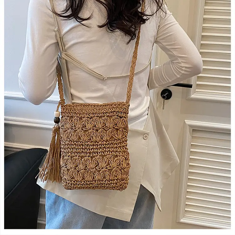 Hand-Woven Straw Crossbody Bag for Women — feature 19